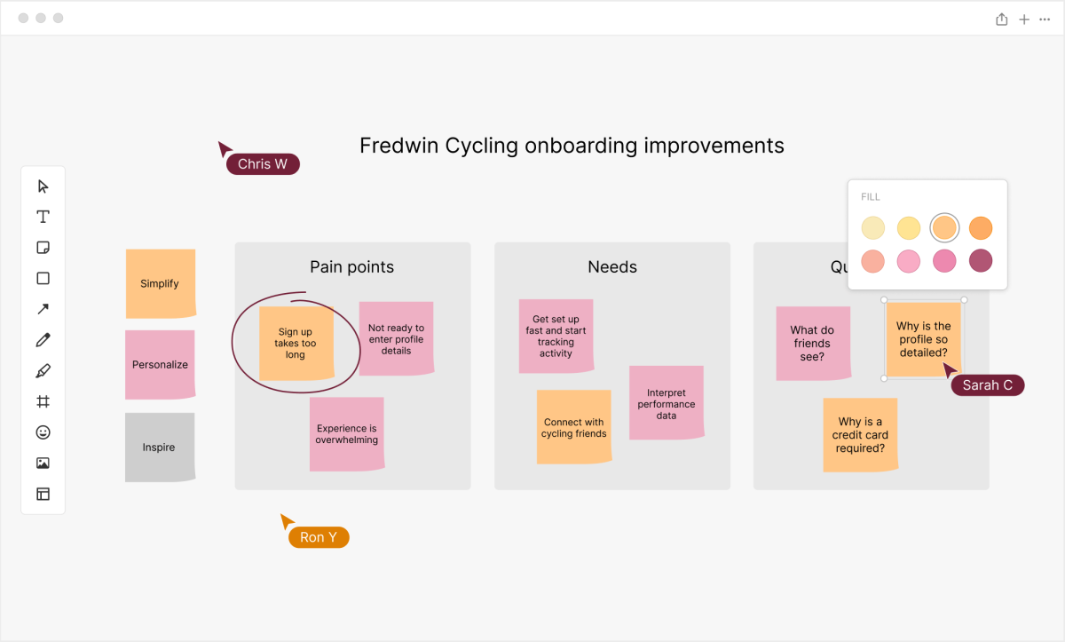 Create overview - collaborate live