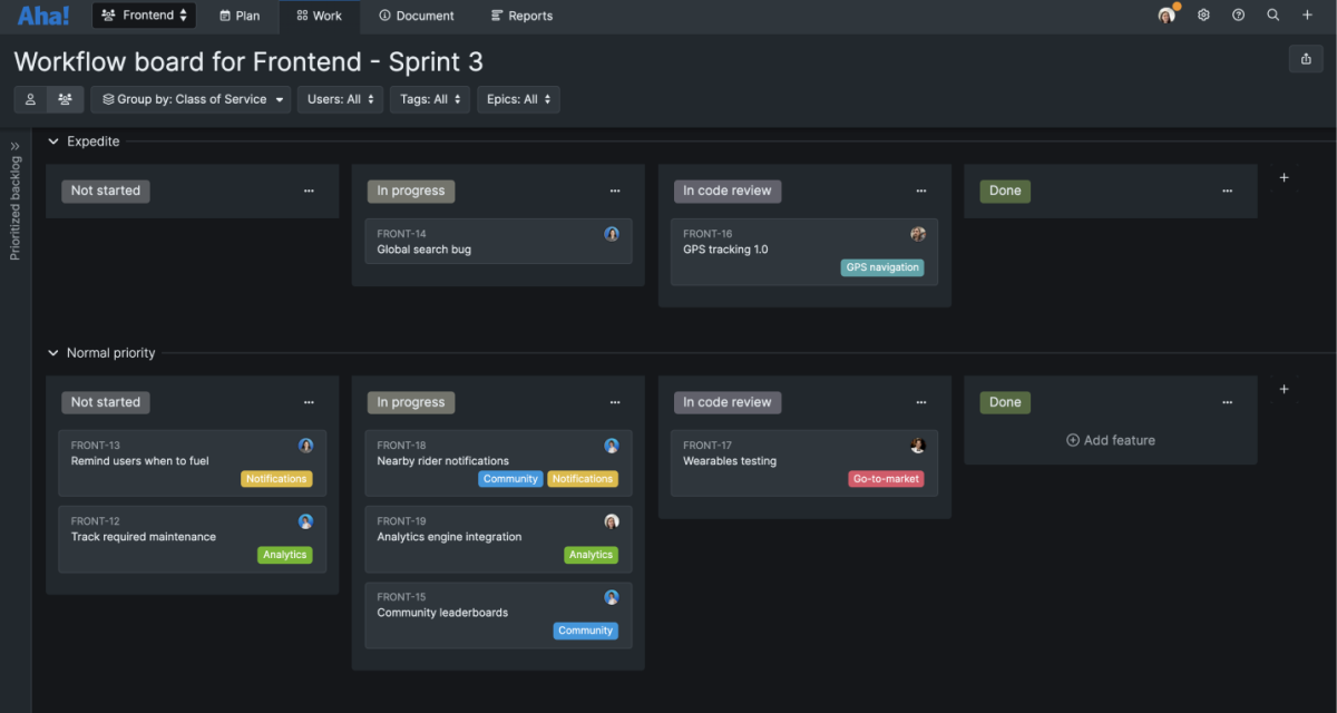 Aha! Develop overview